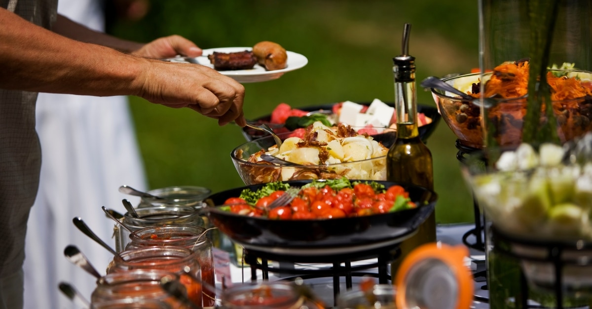 Interactive food stations for corporate event catering in Orem, Utah