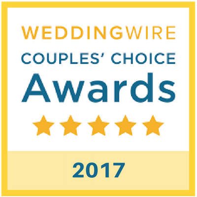 Wedding Wire couples choice award 2017 - Award Winning catering service in Orem, Utah and the surrounding areas