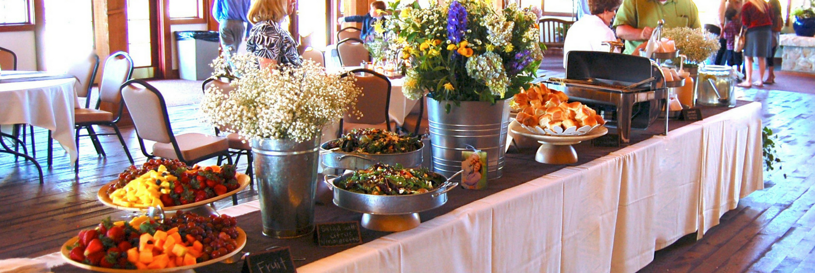 wedding buffet table design