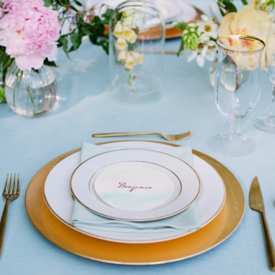 assigned seating place setting event