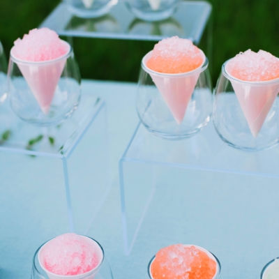 snow cone desserts wedding catering utah