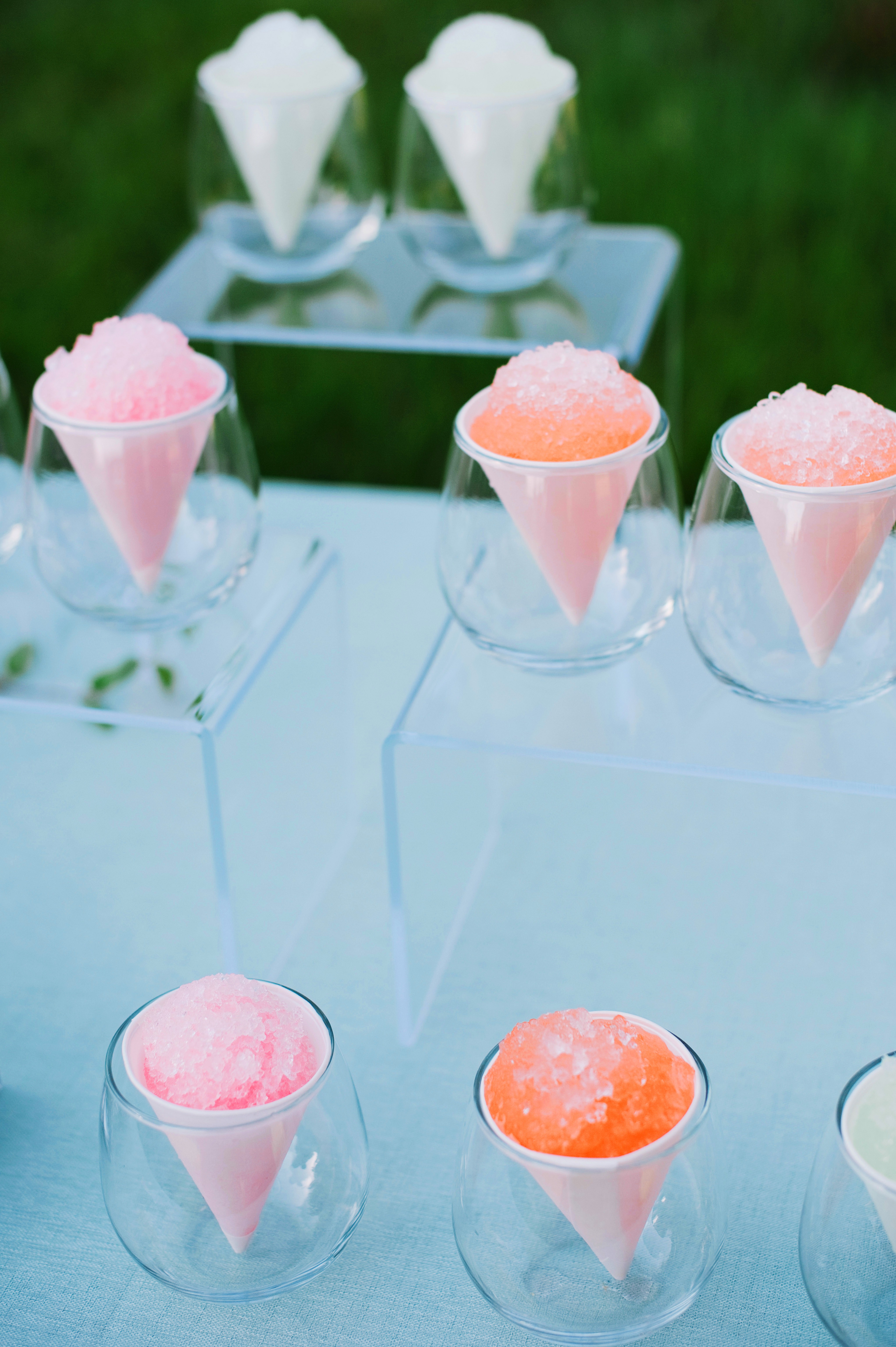 snow cone desserts wedding catering utah